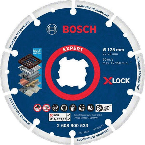 BOSCH Diamanttrennscheibe Expert Diamond Metal Wheel X-LOCK Segmentstärke 1 mm