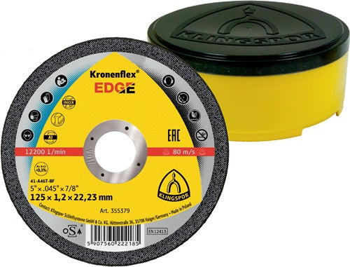KLINGSPOR Trennscheibe EDGE INOX Bohrung 22,23 mm