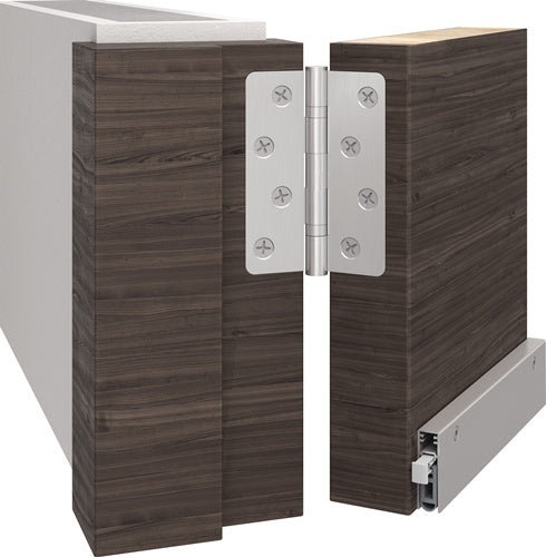 ATHMER Türdichtung Kältefeind Allround® 1-1075 Aluminium silberfarben eloxiert Holztüren links/rechts
